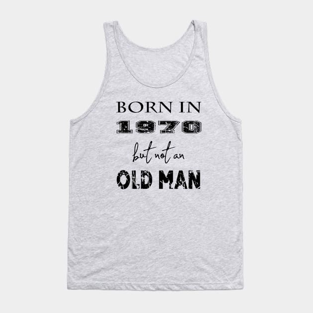 born in 1970 Tank Top by ARJUNO STORE